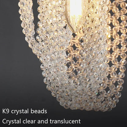 DecorBites™ Crystal Tassel Pendant Lamp - Luxury Bedroom and Restaurant Table Light