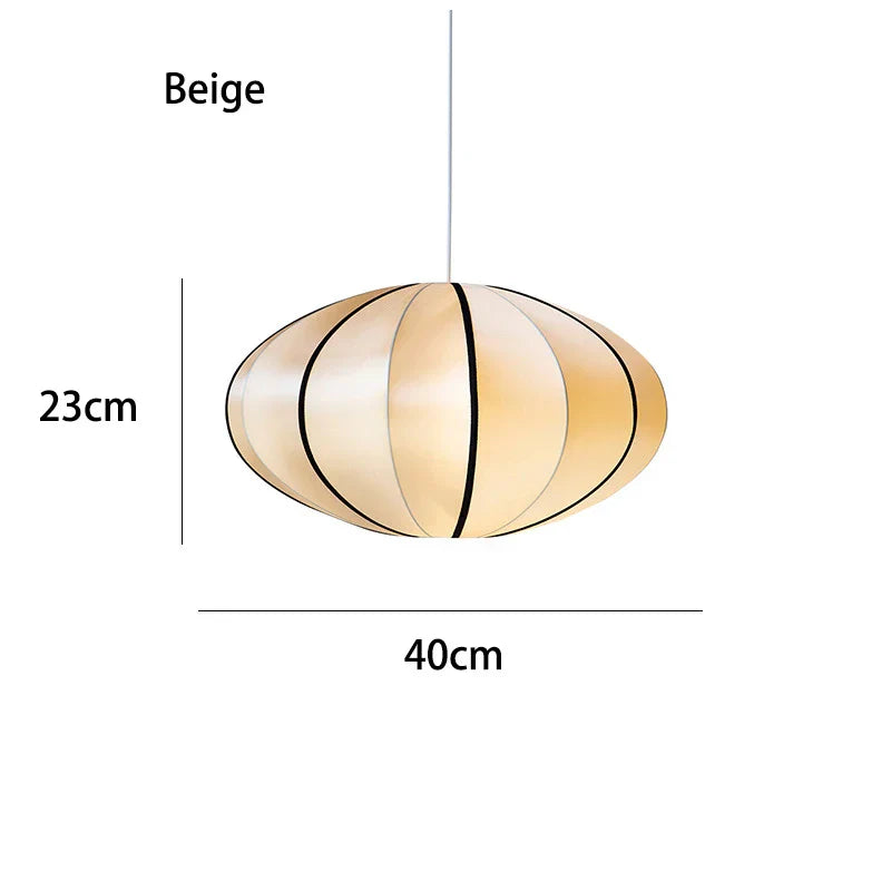 Decorbites™ Dänische Pendelleuchte Minimalistische Laterne UFO-Lampenschirm Rustikaler Stofflampenschirm