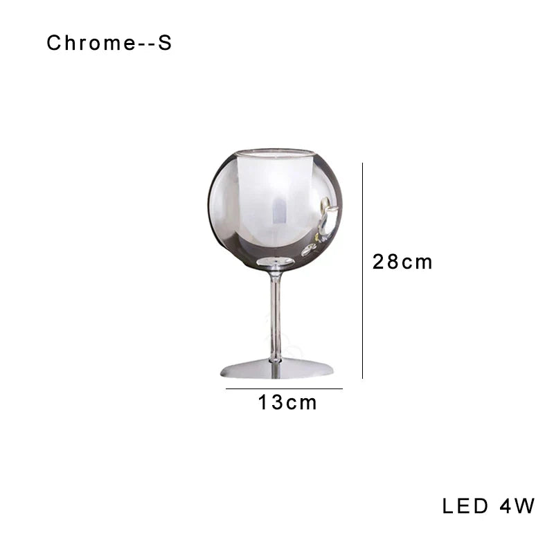DecorBites™ Glass Gold Table Lamp: Luxury Designer Desk Light for Elegant Living Spaces