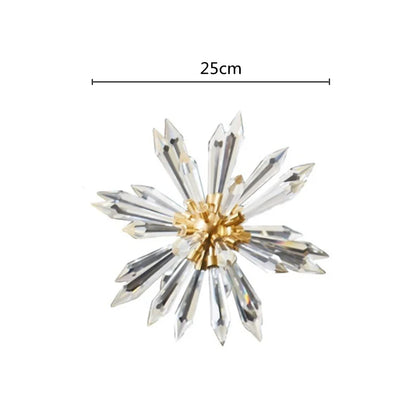 Decorbites™ Kristallkugel Akantosphäre Metall Handgefertigte Blume Heimdekoration