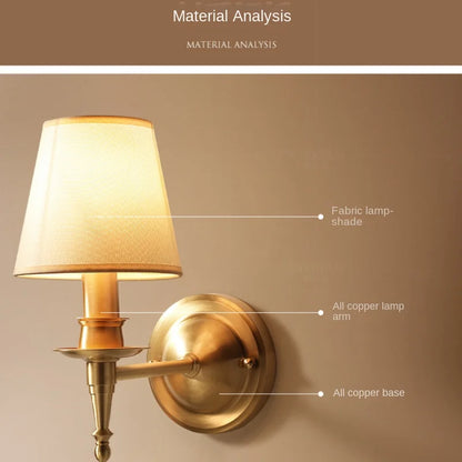 DecorBites™ Copper Wall Lamp: Modern LED Sconce for Home Decor & Bedroom, Industrial Style