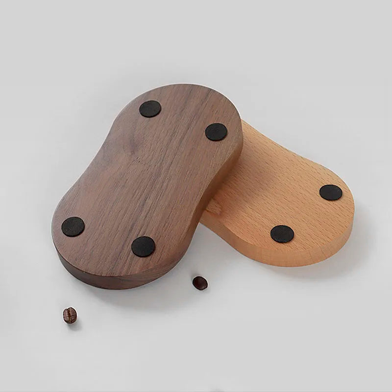 Decorbites™ Espressotamper & Tampierstation | Holzbasis | 51/53/54/58 mm | Espressozubehör