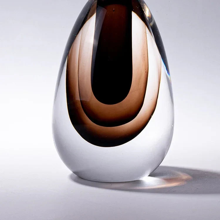 Decorbites™ Doppelt gefärbtes Glasgefäß mit Deckel in Gradient-Design für Terrarien-Dekoration