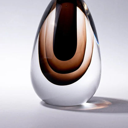 Decorbites™ Doppelt gefärbtes Glasgefäß mit Deckel in Gradient-Design für Terrarien-Dekoration