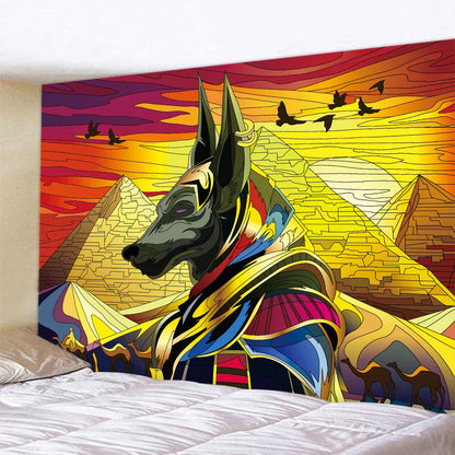Decorbites™ Ägyptische Psychedelische Wandfriese Wandbehang Hippie Boho Tarot-Dekoration