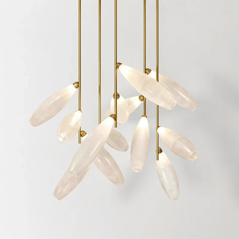 Decorbites™ Elegante Glas-LED-Hängeleuchte für Wohnzimmer, Esszimmer, Schlafzimmer, Bar – Nordisches minimalistisches Design