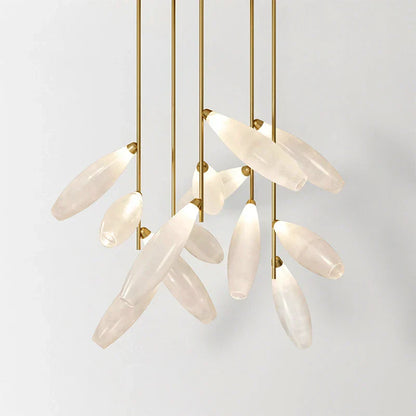 Decorbites™ Elegante Glas-LED-Hängeleuchte für Wohnzimmer, Esszimmer, Schlafzimmer, Bar – Nordisches minimalistisches Design