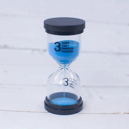 Decorbites™ Kinder 30-Minuten Sanduhr Timer für Hausaufgaben, Zähneputzen, 7 Farben
