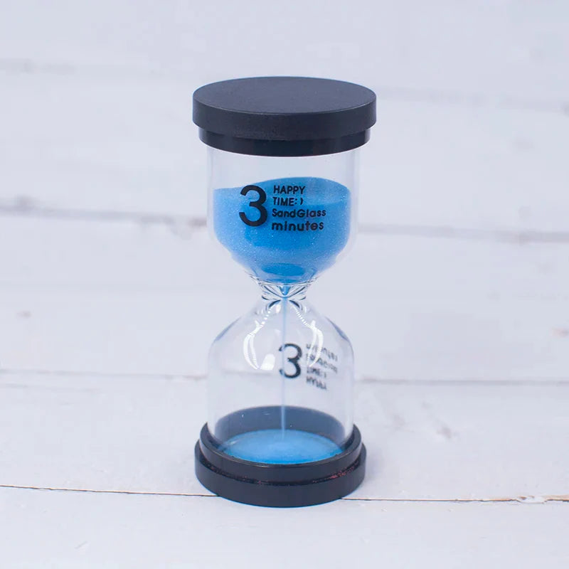 Decorbites™ Kinder 30-Minuten Sanduhr Timer für Hausaufgaben, Zähneputzen, 7 Farben