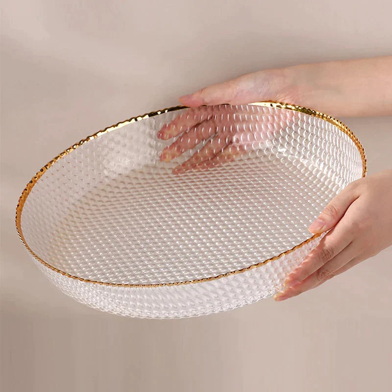 Decorbites™ Glasobstteller und Snackaufbewahrungsteller für das Wohnzimmer