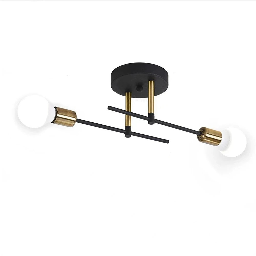 Black Industrial Ceiling Lamp