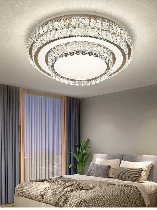 Decorbites™ Crystal-LED-Deckenleuchte 2024: Luxuriöse minimalistische Schlafzimmerbeleuchtung