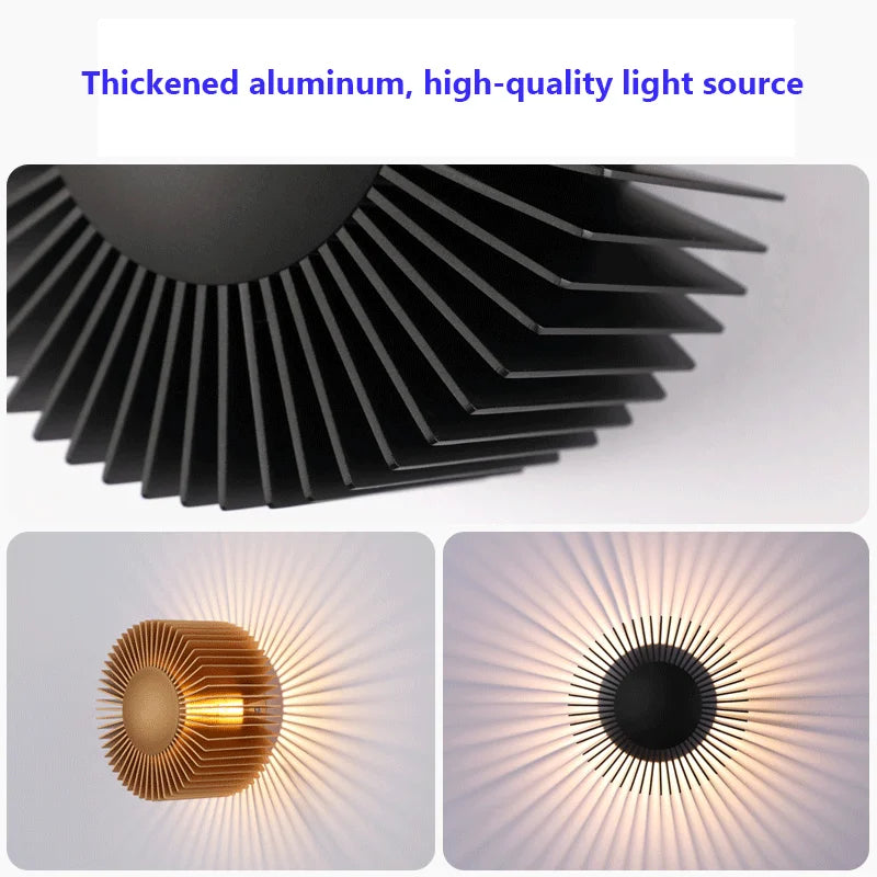Decorbites™ Elegante Aluminium-Wandleuchte für Hotel-Wohnzimmer-Schlafzimmer-Dekoration