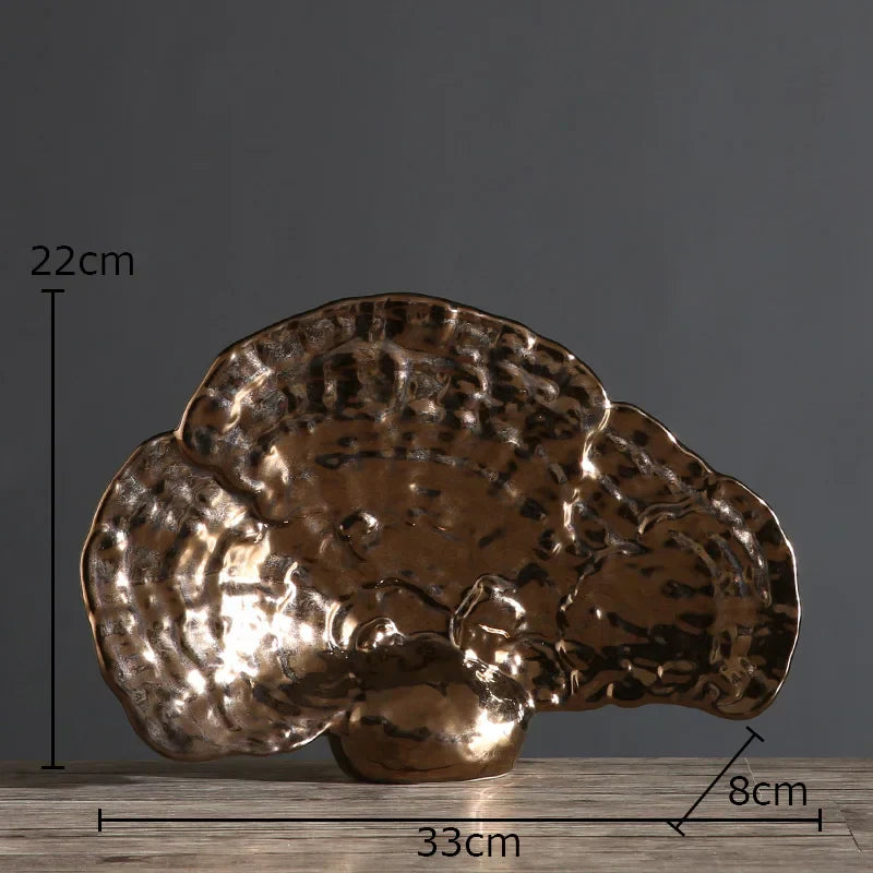 Decorbites™ Ganoderma Lucidum Skulptur Schreibtisch-Dekoration, modernes Raum-Dekor & Handwerkskunst