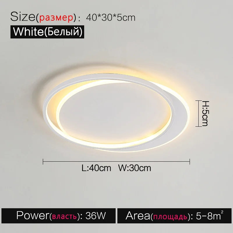 Decorbites™ LED-Deckenleuchte-Set – Modern minimalistisches nordisches Schlafzimmer-Wohnzimmer-Beleuchtung