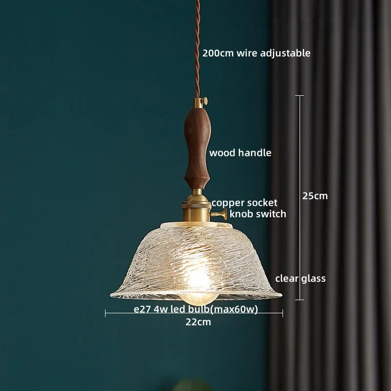 Decorbites™ Klar-Glas-Hängelampe im japanischen Stil mit LED-Hängeleuchten