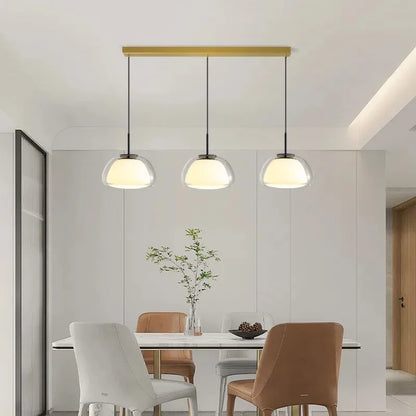 Decorbites™ Glas-Gelee-Hängeleuchte: Minimalistisches Luxusdesign für Wohnzimmer und Schlafzimmer im Eigenheim