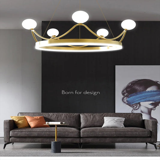 Decorbites™ Krone-Design Gold-Lüster für Wohnzimmer Kinderzimmer