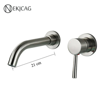 DecorBites™ Gold Basin Faucet: Single Handle, Hot & Cold Water, Matte Black Finish