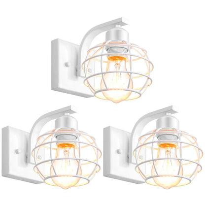 Decorbites™ Industrielles Vintage LED Wandlicht Eisenkäfig Applike Innenbeleuchtung