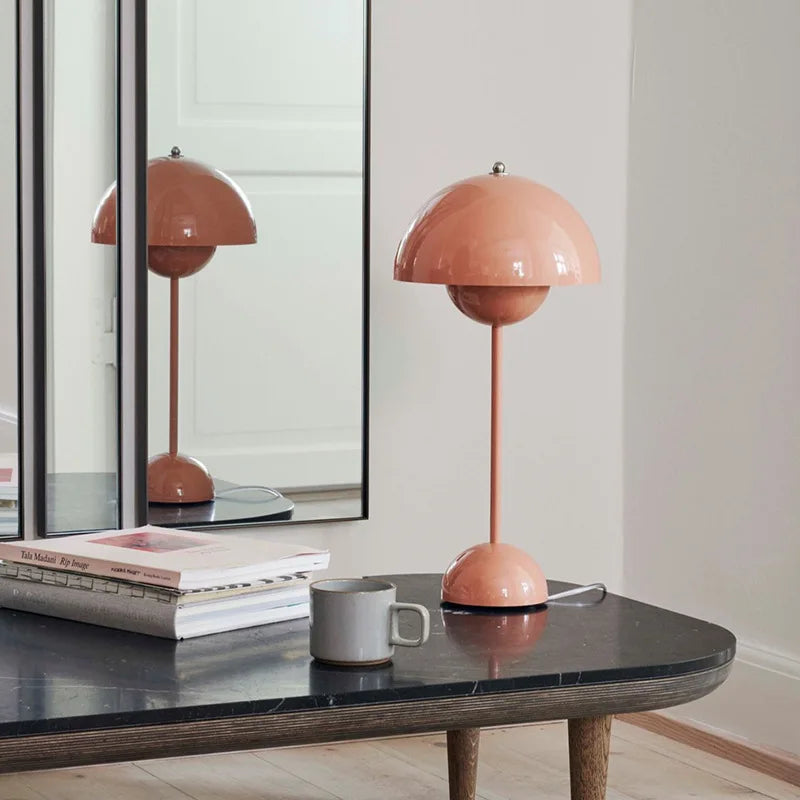 Decorbites™ Eisen-Pilzförmige Macaron-Tischlampe - Moderne Minimalistische LED-Heimdekoration