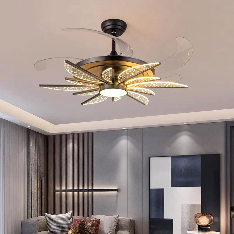Decorbites™ Kinder-Schlafzimmer-Deckenventilator mit Fernbedienung und LED-Licht