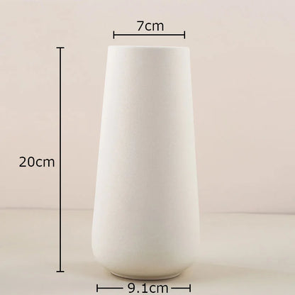 Decorbites™ Gradient Keramik Vase Zylinder Schreibtischdekoration Blumenvasen Modernes Raumdekoration