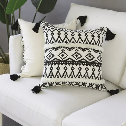 Decorbites™ Geometrisch getuftes Baumwollgewebe-Kissenbezug 45x45 cm für Heim-Sofa-Bett-Dekoration