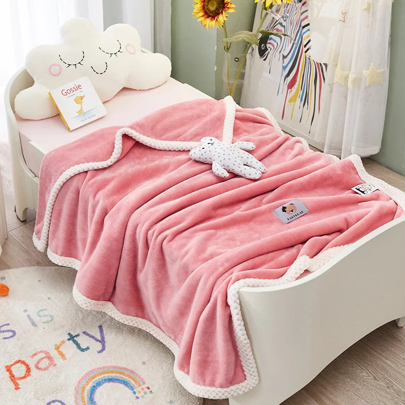 Decorbites™ Kinder-Flanell-Nickerchen-Decke - Leicht & Gemütlich Einzelbettüberwurf