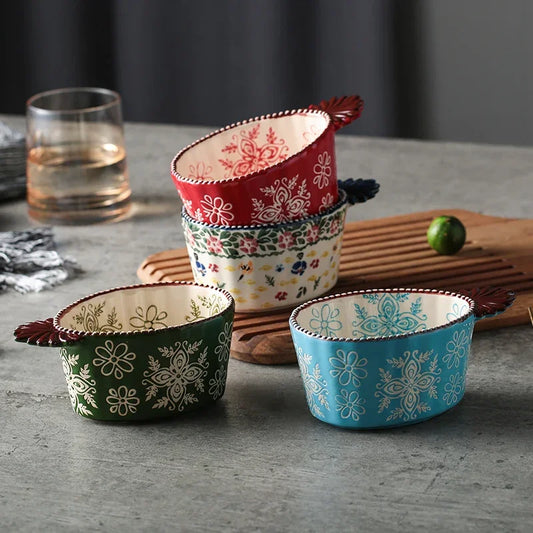 Decorbites™ Japanisch gestylte handbemalte Gewürzschalen & Sojasoßenschalen