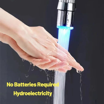 Decorbites™ LED-Wasserhahn-Aerator: Temperaturwechselndes Licht, wassersparendes Küchen- und Badezimmer-Zubehör