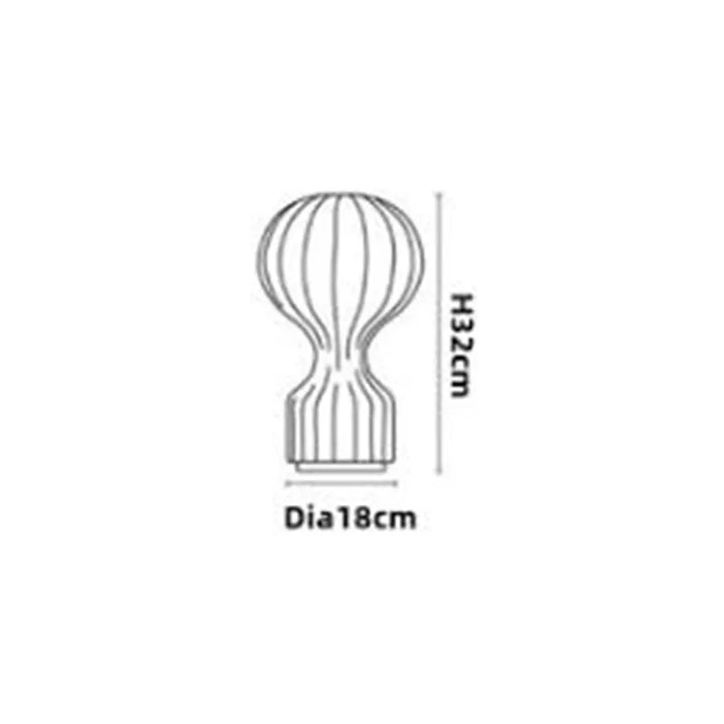 DecorBites™ Gatto Silk Table Lamp Nordic Designer for Living Room Bedroom Home Décor