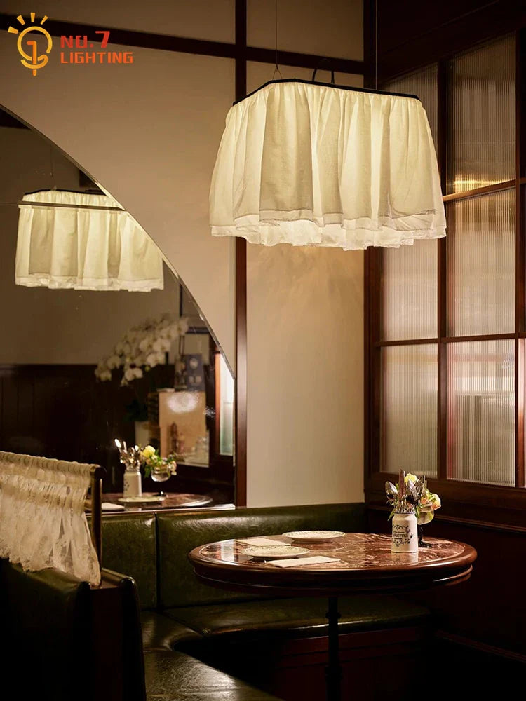 Decorbites™ Französisches Design LED E27 Stoff-Hängeleuchten für Atmosphären-Dekoration in Hotels, Restaurants und Bars