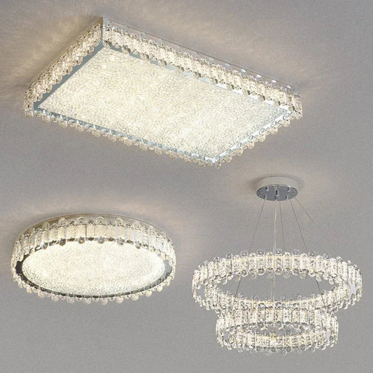 Decorbites™ Crystal-LED-Deckenleuchter: Moderne dimmbare Beleuchtungseinrichtung für stilvolle Einrichtung des Zuhauses