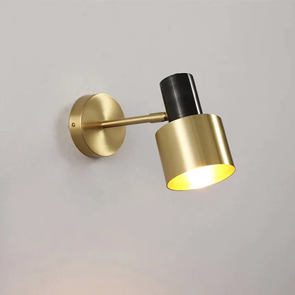 Decorbites™ Eisen-Wandlampe Vintage Einfach Einzelne Messing-Lampe Klein E27 Nachttisch Gang Balkon