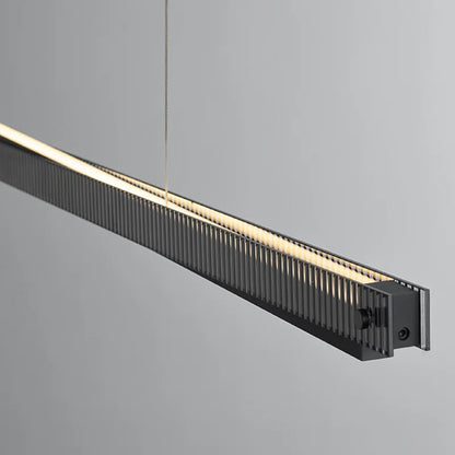 DecorBites™ Bar Shape Glass & Aluminum Chandelier: High-end Nordic Pendant Light for Luxury Ambiance