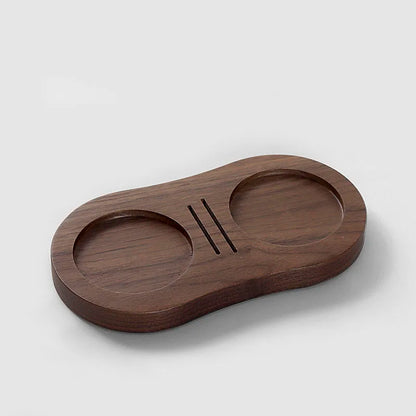 Decorbites™ Espressotamper & Tampierstation | Holzbasis | 51/53/54/58 mm | Espressozubehör