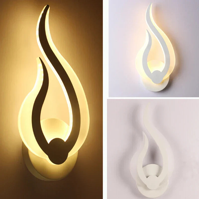 Decorbites™ Acryl-LED-Wandleuchte Moderne kreative Hintergrund-Wandleuchte für Wohnzimmer und Schlafzimmer im Haus