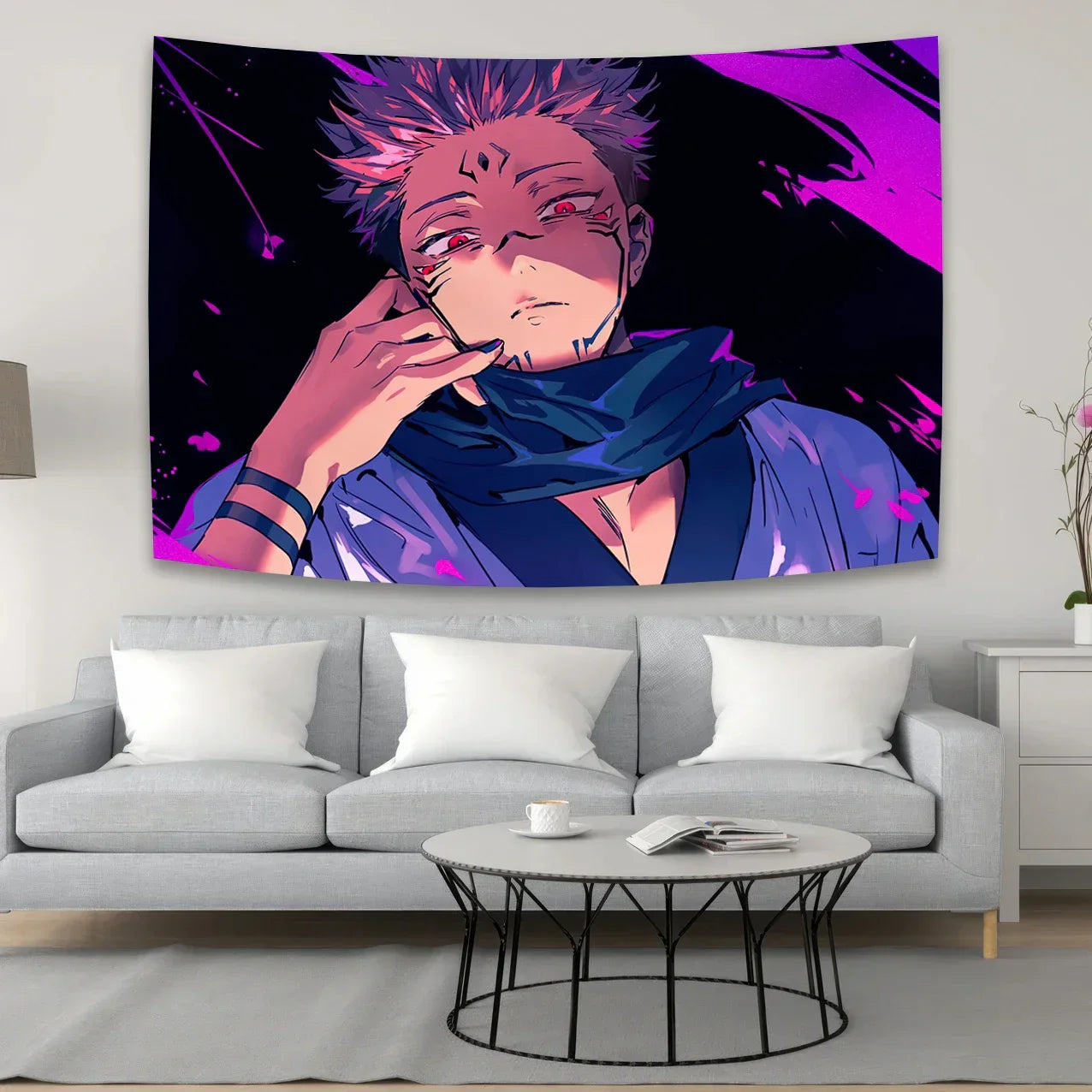 Decorbites™ Jujutsu Kaisen Anime-Wandteppich - 90x150 cm Ästhetische Raumdekoration & Wandkunst