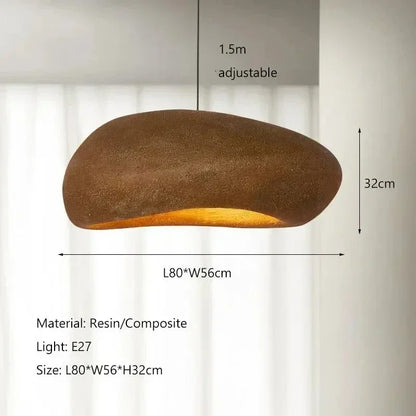 Decorbites™ Japanischer Stil Wabi-Sabi LED-Hängeleuchter für die Dekoration von Wohnzimmer, Esszimmer oder Bar