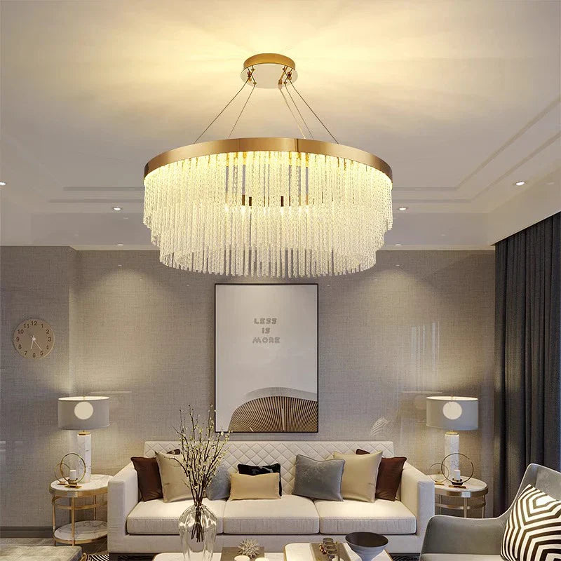 Bronze Industrial LED Chandelier