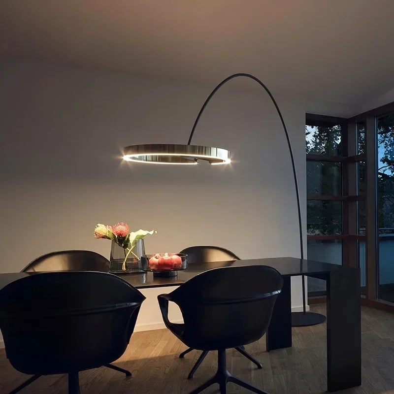 Decorbites™ Goldene Kupferne Schwarze Dimmbare LED Stehlampe für Wohnzimmer und Hotel