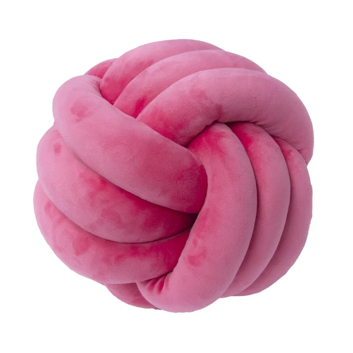 DecorBites™ Knot Ball Short Plush Throw Pillow for Home Décor and Comfort