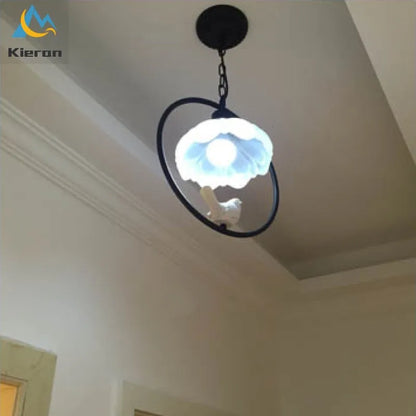 Decorbites™ Vogelkäfig-LED-Kronleuchter: Moderne Harz-Pendantleuchten für Schlafzimmer, Wohnzimmer und Restaurant