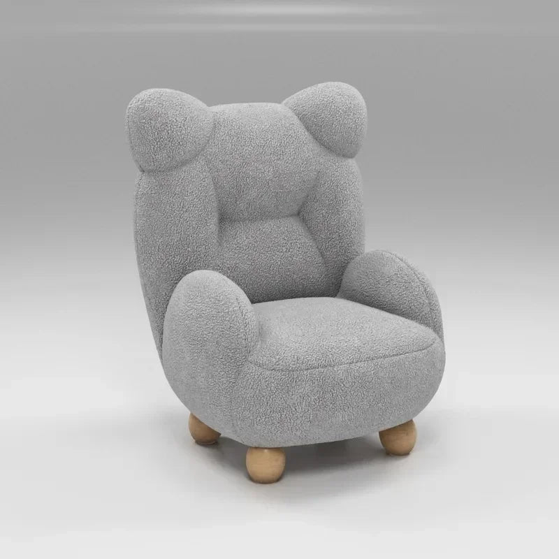 Decorbites™ Kinder Lammvelours Bären-Sofasessel: Süßer & gemütlicher Einzel-Sitz für Schlafzimmer & Wohnzimmer