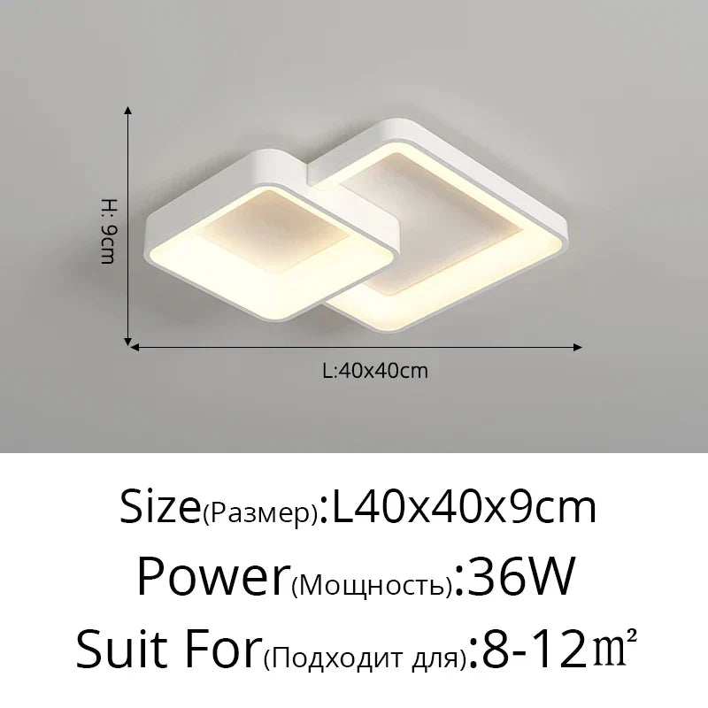 Decorbites™ LED-Kronleuchter: Moderne Innenbeleuchtung für Schlafzimmer, Küche, Wohnzimmer, Esszimmer