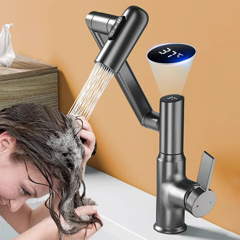 Chrome 360 LED Faucet