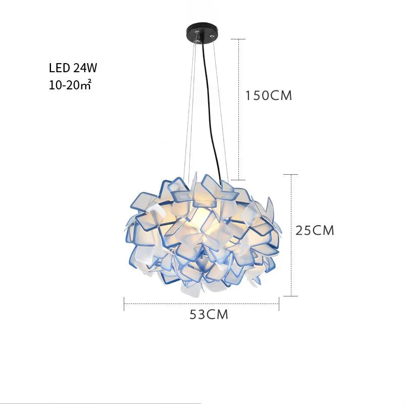 Decorbites™ Clizia LED-Kronleuchter – Neues Design Acryl Aufhängung Schlafzimmer Café-Lichter