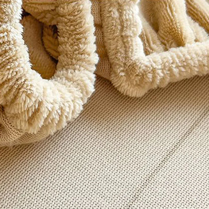 DecorBites™ Cozy Milk Velvet Fitted Sheet for Autumn & Winter Mattress Topper