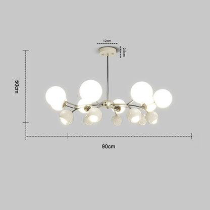 Decorbites™ Französische Creme Wohnzimmer-Hängeleuchte Magische Bohne Restaurant Bauhaus Mittelalterliches Schlafzimmer